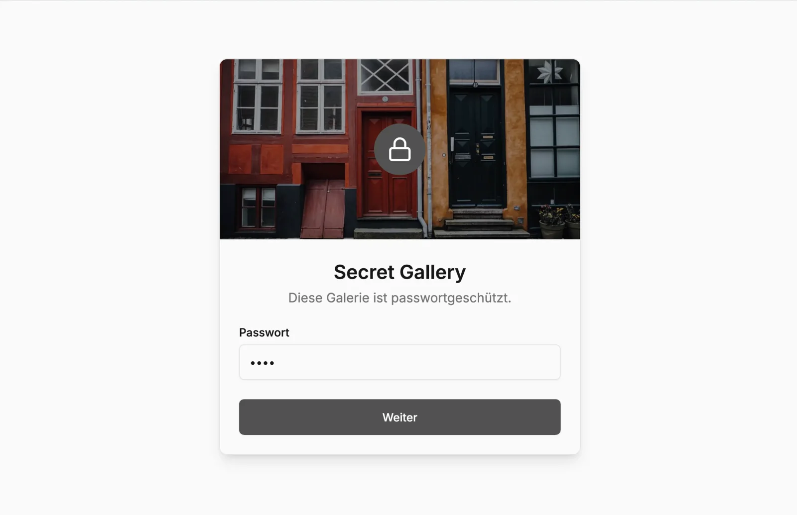 Keep galleries private